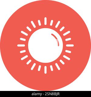 Sunrise Vector Icon Design Illustration Stock Vector