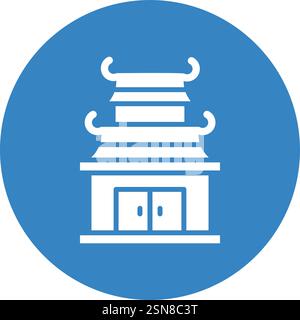 Temple logo vector illustration icon design Stock Vector Image & Art ...