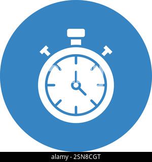 Stop watch Vector Icon Design Illustration Stock Vector