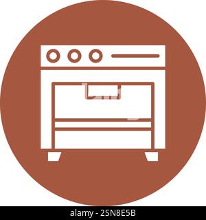 Cooking Stove Vector Icon Design Illustration Stock Vector