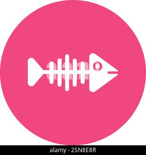 Fish tail Vector Icon Design Illustration Stock Vector
