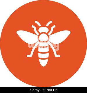 Insect Vector Icon Design Illustration Stock Vector