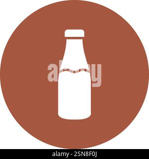 Milk jar Vector Icon Design Illustration Stock Vector