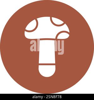 Mushroom Vector Icon Design Illustration Stock Vector