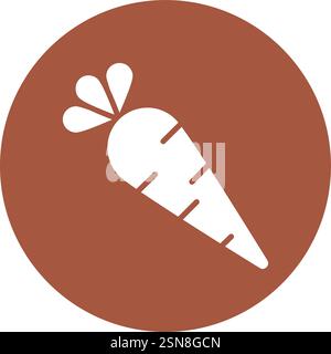 Carrot Vector Icon Design Illustration Stock Vector