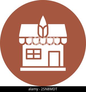 Corn shop Vector Icon Design Illustration Stock Vector