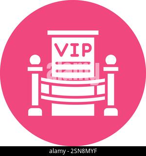 Vip Vector Icon Design Illustration Stock Vector