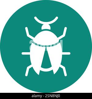 Ladybird Vector Icon Design Illustration Stock Vector