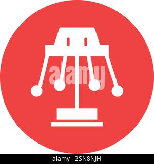 Swing Vector Icon Design Illustration Stock Vector