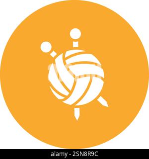 Wool Vector Icon Design Illustration Stock Vector