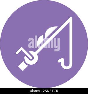 Fishing Vector Icon Design Illustration Stock Vector