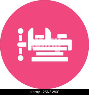 Vise Vector Icon Design Illustration Stock Vector