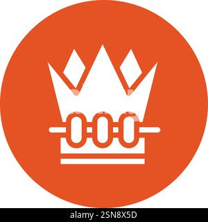 Crown Vector Icon Design Illustration Stock Vector