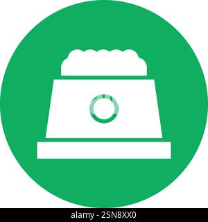 Dog bowl Vector Icon Design Illustration Stock Vector