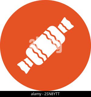 Toffee Vector Icon Design Illustration Stock Vector