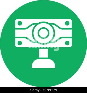 Webcam Vector Icon Design Illustration Stock Vector