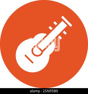 Guitar Vector Icon Design Illustration Stock Vector
