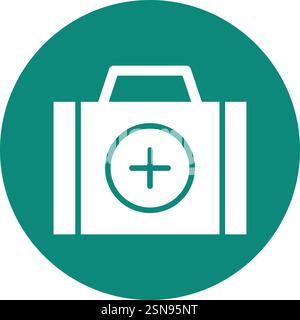 Medical kit Vector Icon Design Illustration Stock Vector