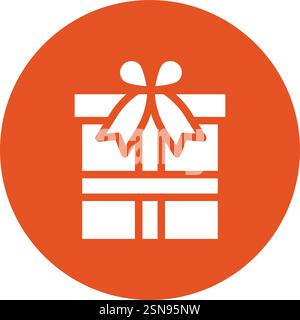Gift box Vector Icon Design Illustration Stock Vector