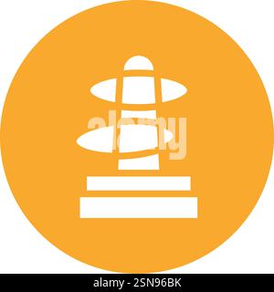 Ring Vector Icon Design Illustration Stock Vector