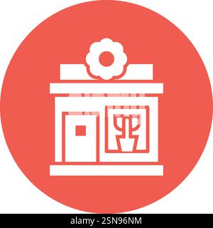 Florist Vector Icon Design Illustration Stock Vector