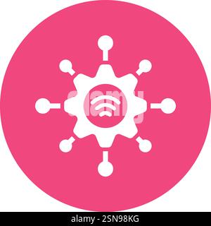 Internet Of Things Vector Icon Design Illustration Stock Vector