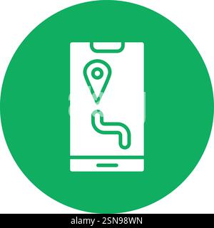 Maps Vector Icon Design Illustration Stock Vector