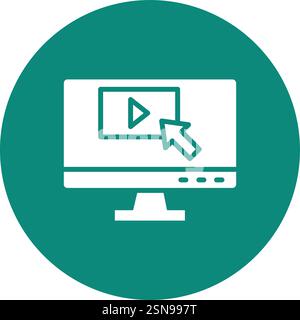 Clickstream Vector Icon Design Illustration Stock Vector