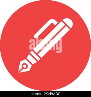 Pen Vector Icon Design Illustration Stock Vector