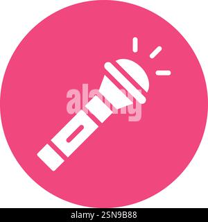 Flashlight Vector Icon Design Illustration Stock Vector