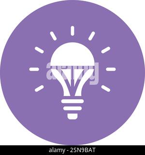 Led bulb Vector Icon Design Illustration Stock Vector