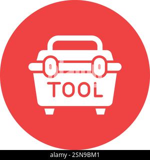 Tool box Vector Icon Design Illustration Stock Vector