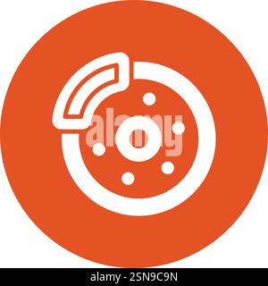 Disc break Vector Icon Design Illustration Stock Vector