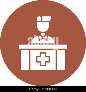 Reception Vector Icon Design Illustration Stock Vector