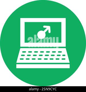 Male Vector Icon Design Illustration Stock Vector
