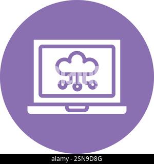 Cloud Vector Icon Design Illustration Stock Vector