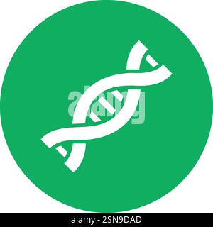 Dna Vector Icon Design Illustration Stock Vector