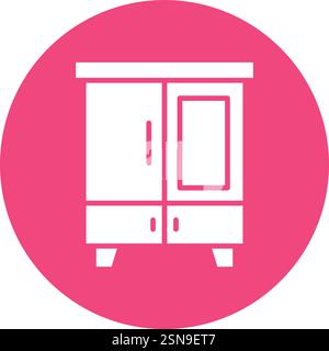 Wardrobe Vector Icon Design Illustration Stock Vector