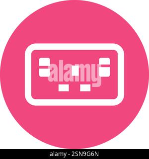 Socket Vector Icon Design Illustration Stock Vector