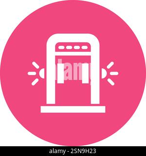 Body Scanner Vector Icon Design Illustration Stock Vector