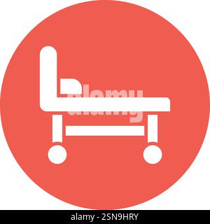 Stretcher Vector Icon Design Illustration Stock Vector