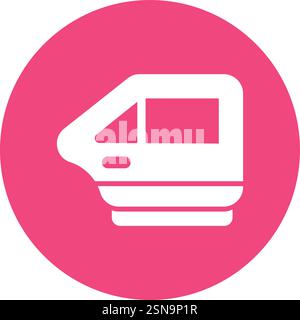 Car door Vector Icon Design Illustration Stock Vector