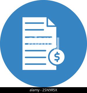 Financial Vector Icon Design Illustration Stock Vector