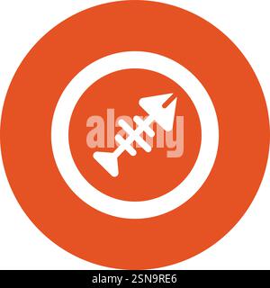 Fish Vector Icon Design Illustration Stock Vector