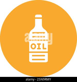 Olive Oil Vector Icon Design Illustration Stock Vector