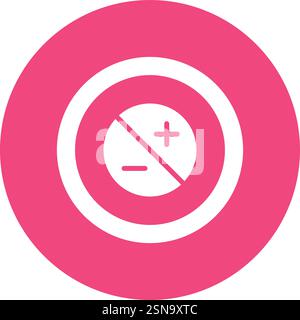 Black and white Vector Icon Design Illustration Stock Vector