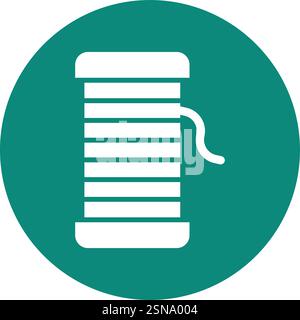 Yarn Vector Icon Design Illustration Stock Vector