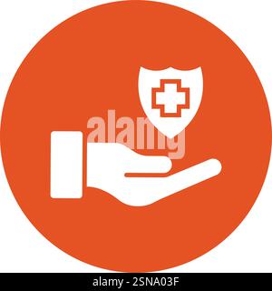 Insurance Vector Icon Design Illustration Stock Vector