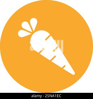 Carrot Vector Icon Design Illustration Stock Vector