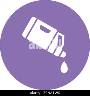 Engine oil Vector Icon Design Illustration Stock Vector